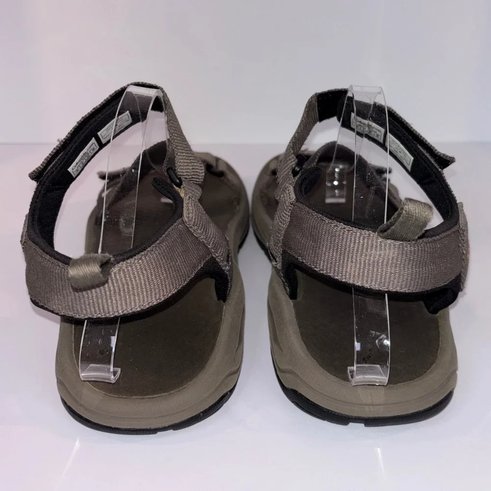 Columbia Men's Size 10 Tech‎ Sandal Adjustable Strap Brown Outdoor Water Sandals